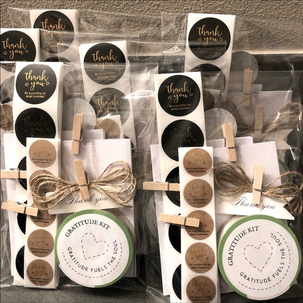 Gratitude Kits - 80+ pieces (70 TY stickers)